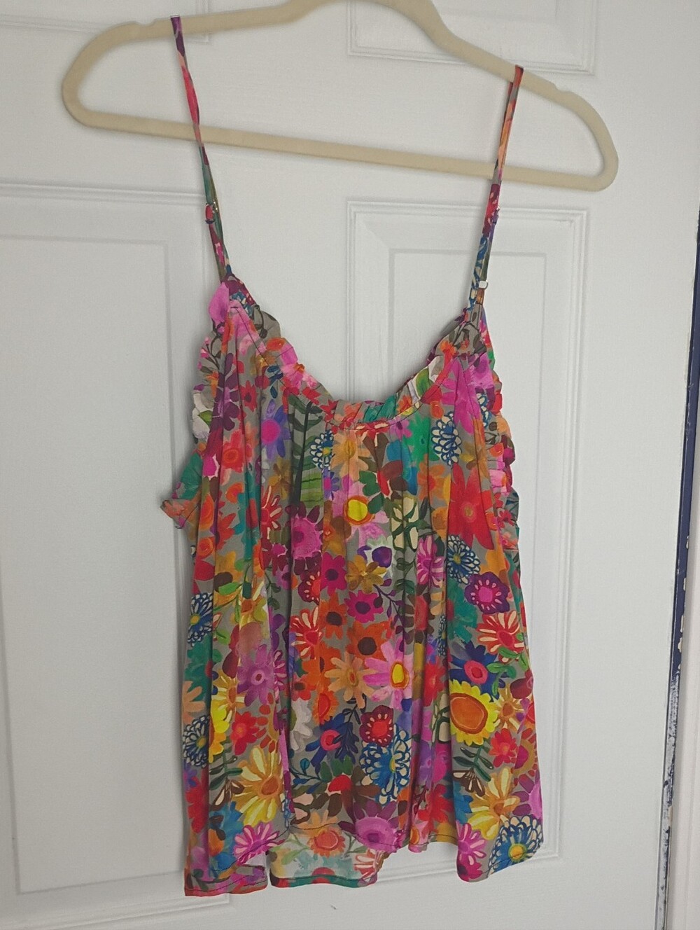 NATURAL LIFE Bright Floral Spaghetti Strap Camisole - Multi